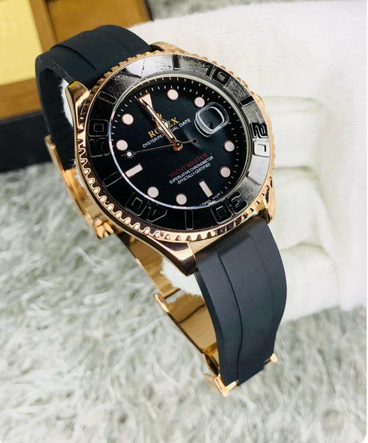 REAL IMAGE  Movement black   Golden Men Watch | Quartz/ 1